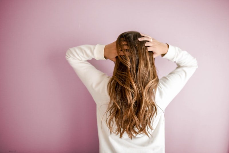Professional hair styling at Emerald Bloom salon